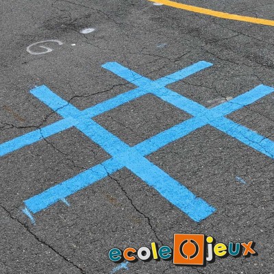 Painted lines - Tic Tac Toe